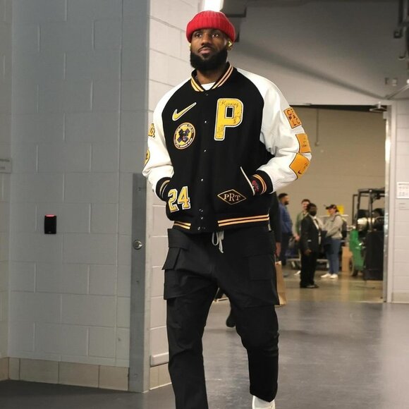 Nike x Patta Varsity Jacket Black and Yellow‎ Men’s 2XL NWT Rare Size - Picture 2 of 5